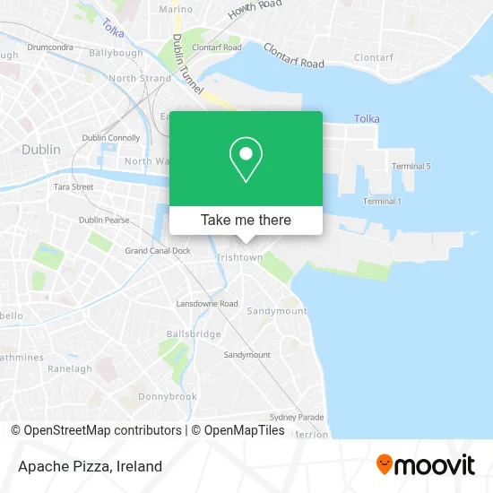 Apache Pizza map
