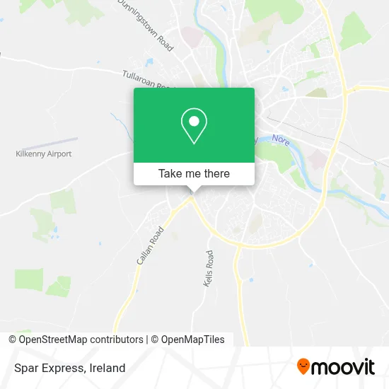 Spar Express map