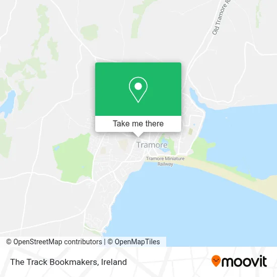 The Track Bookmakers map