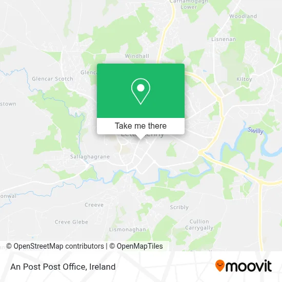An Post Post Office map