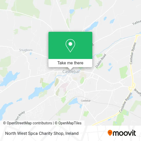 North West Spca Charity Shop map