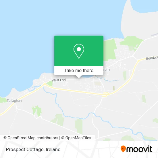 Prospect Cottage map