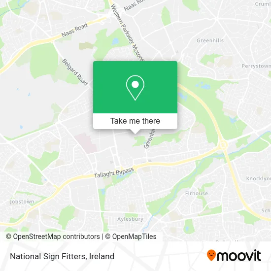 National Sign Fitters map