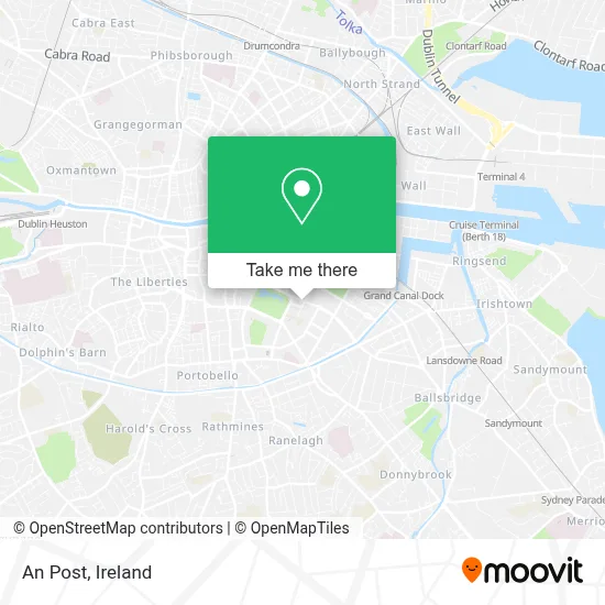 An Post map
