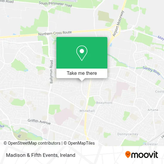 Madison & Fifth Events map