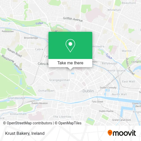 Krust Bakery map