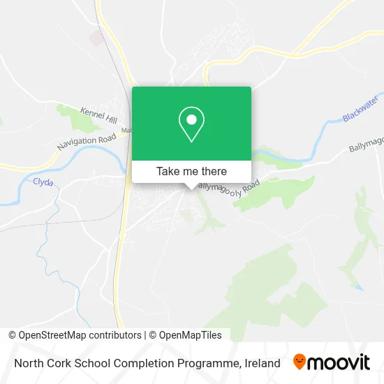 North Cork School Completion Programme map
