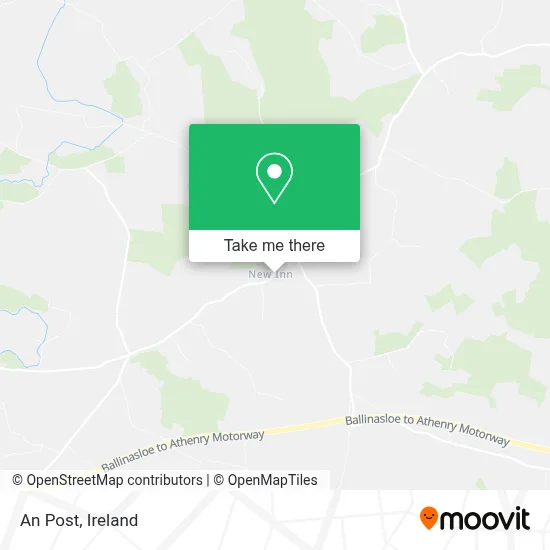 An Post map