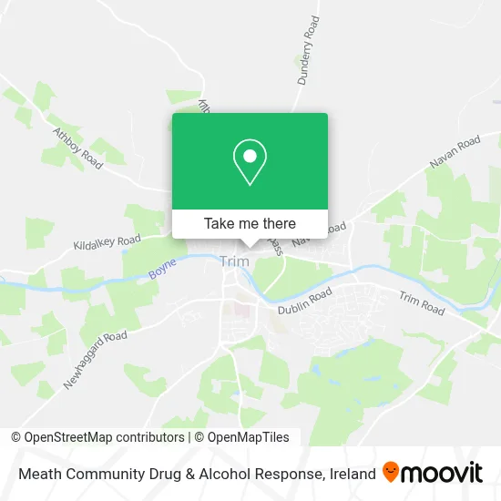Meath Community Drug & Alcohol Response map