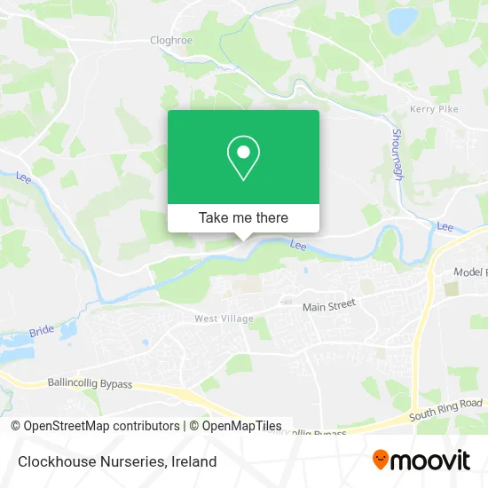 Clockhouse Nurseries map