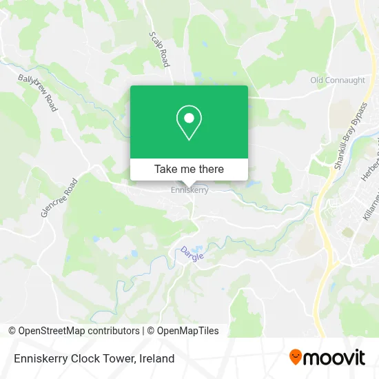 Enniskerry Clock Tower map