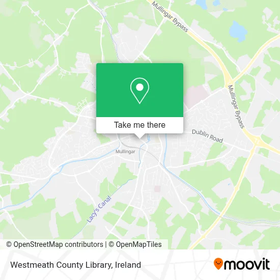 Westmeath County Library map