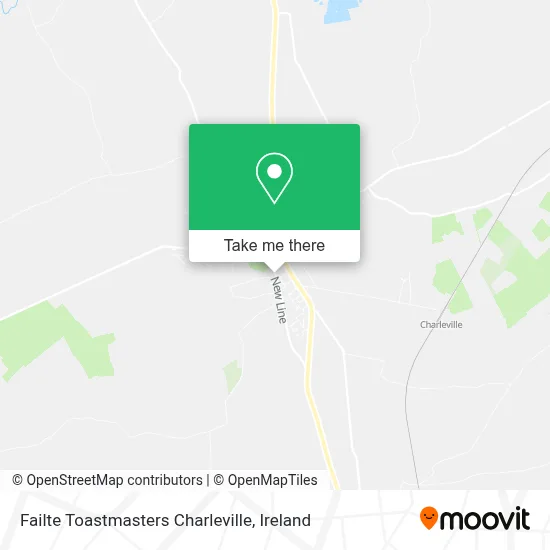 Failte Toastmasters Charleville map