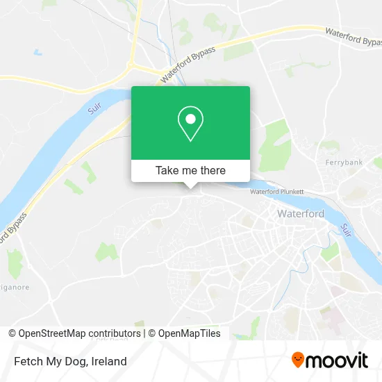 Fetch My Dog map