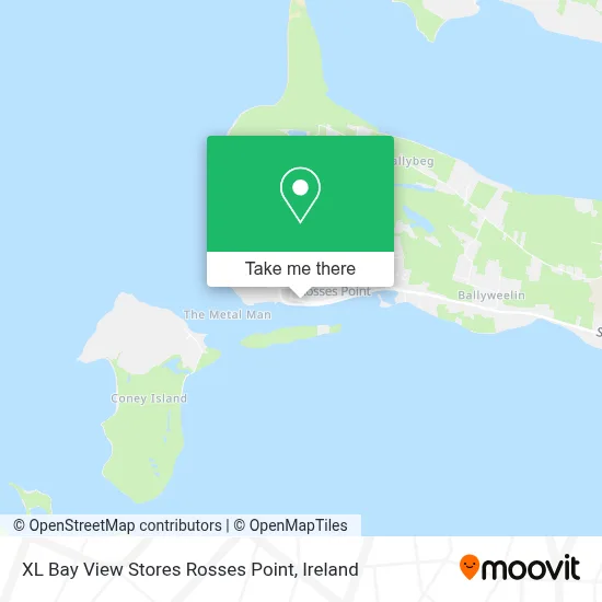 XL Bay View Stores Rosses Point map