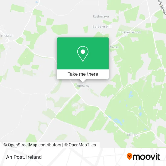 An Post map