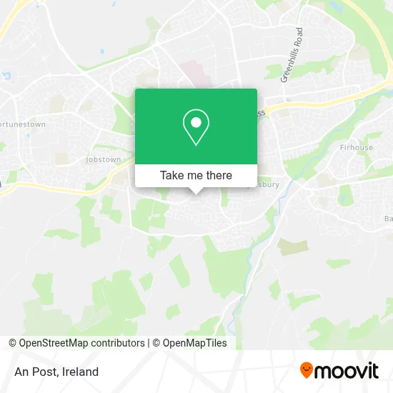 An Post map