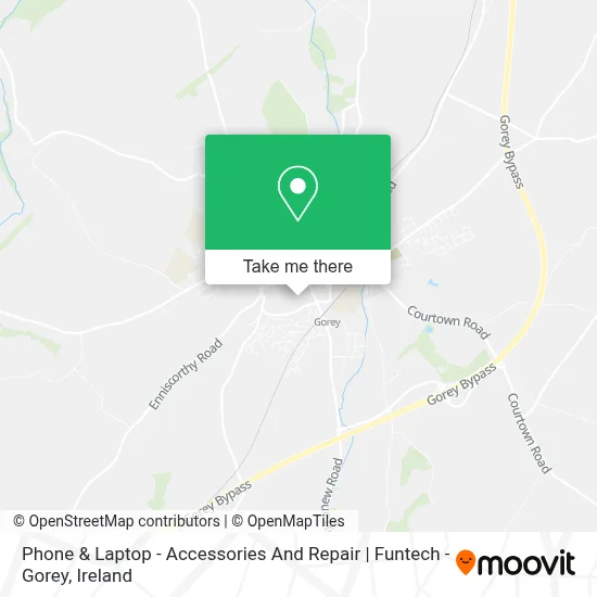 Phone & Laptop - Accessories And Repair | Funtech - Gorey map