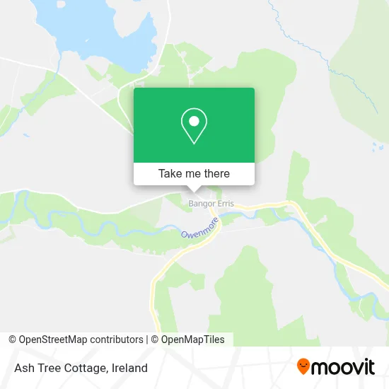Ash Tree Cottage map
