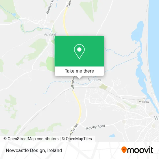 Newcastle Design map