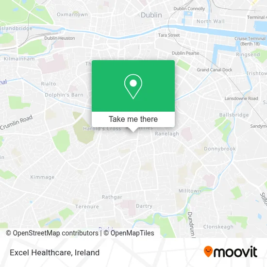 Excel Healthcare map
