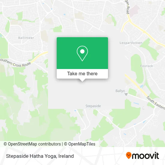 Stepaside Hatha Yoga map