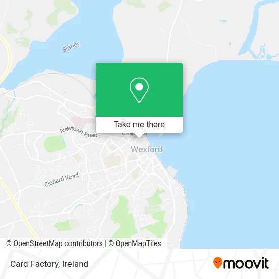 Card Factory map