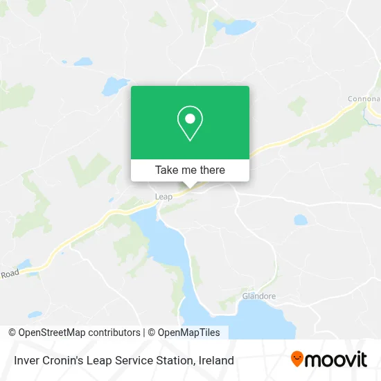 Inver Cronin's Leap Service Station map