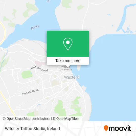 Witcher Tattoo Studio map