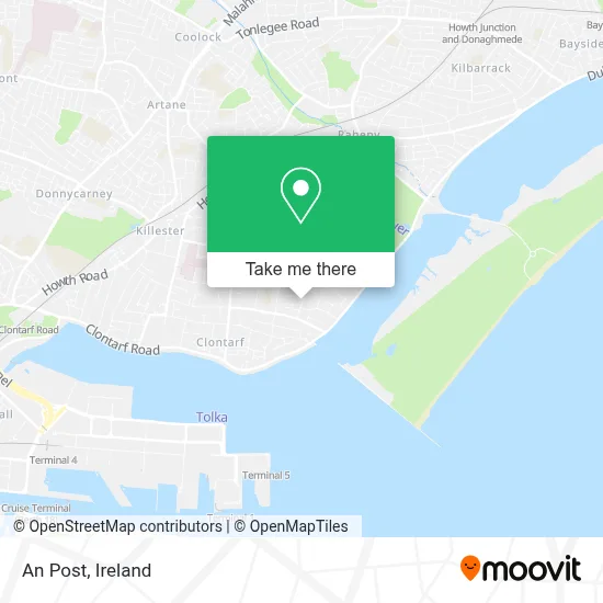 An Post map