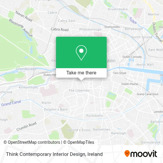 Think Contemporary Interior Design map