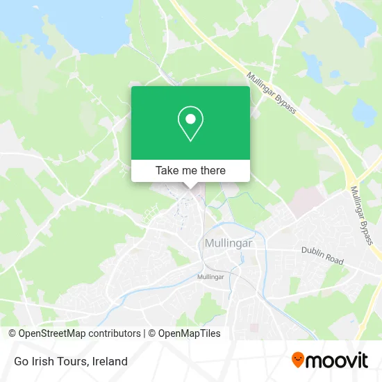 Go Irish Tours map