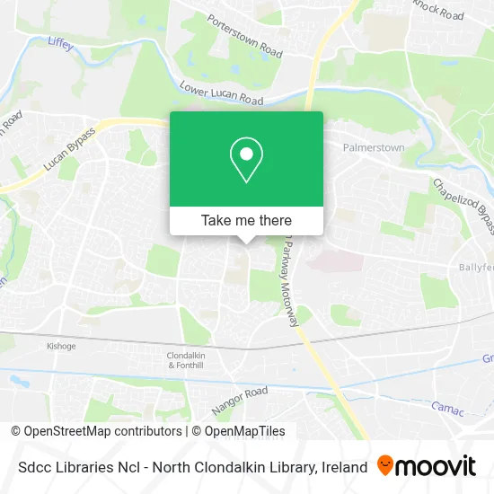Sdcc Libraries Ncl - North Clondalkin Library map
