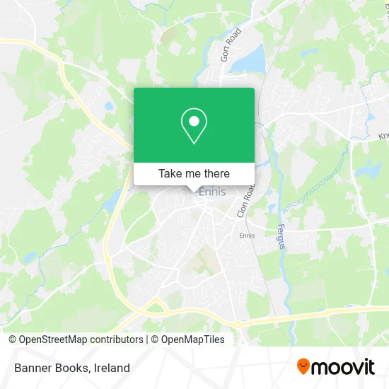 Banner Books map