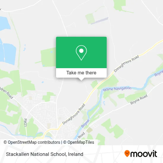 Stackallen National School map