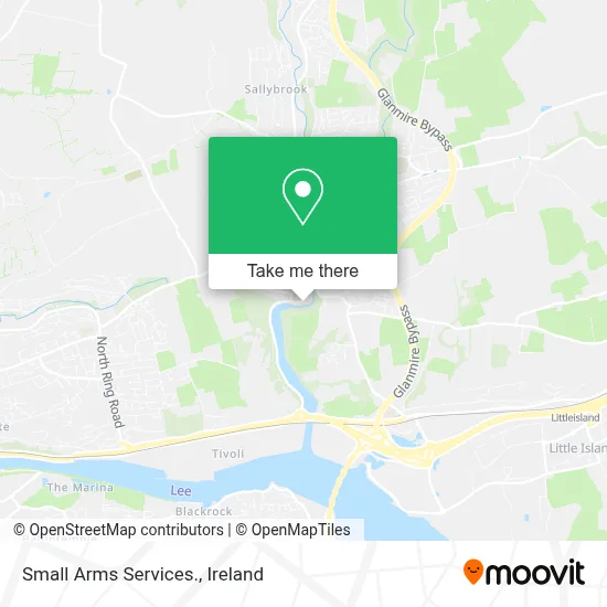 Small Arms Services. map