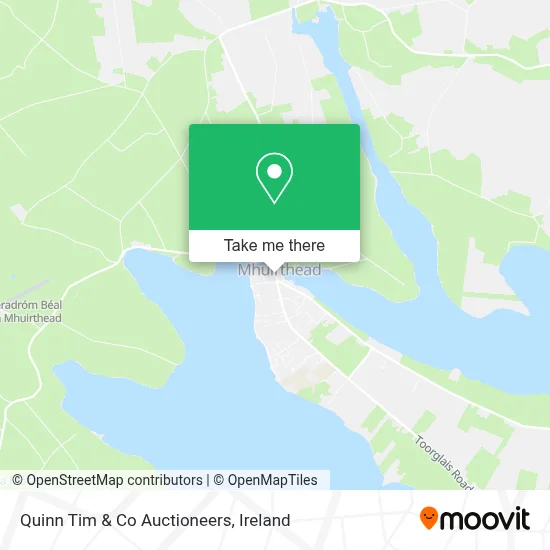 Quinn Tim & Co Auctioneers map