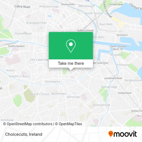 Choicecuts map