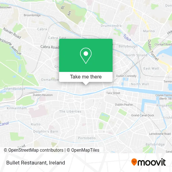 Bullet Restaurant map