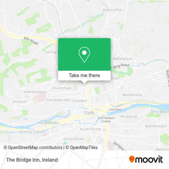 The Bridge Inn map