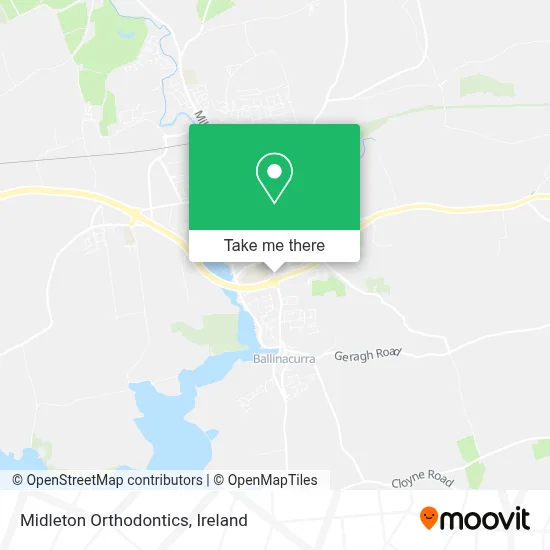 Midleton Orthodontics map