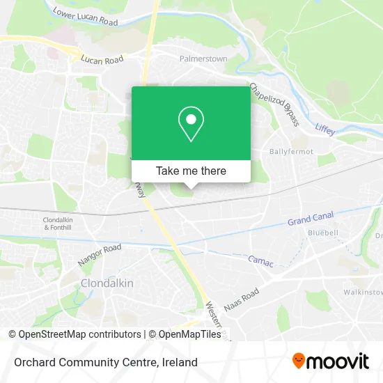 Orchard Community Centre map