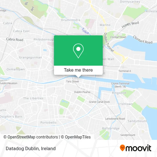 Datadog Dublin map