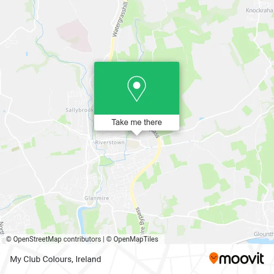 My Club Colours map
