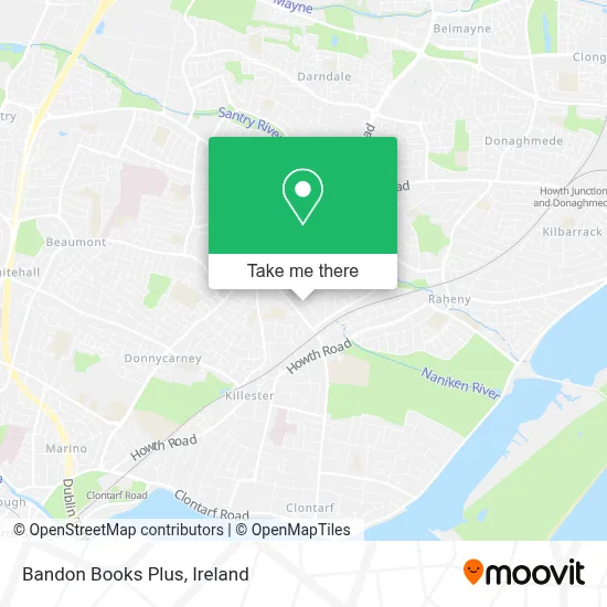 Bandon Books Plus map