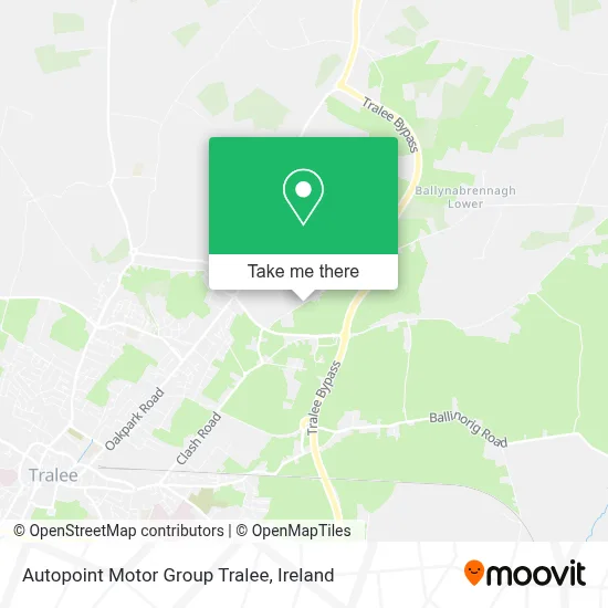 Autopoint Motor Group Tralee map