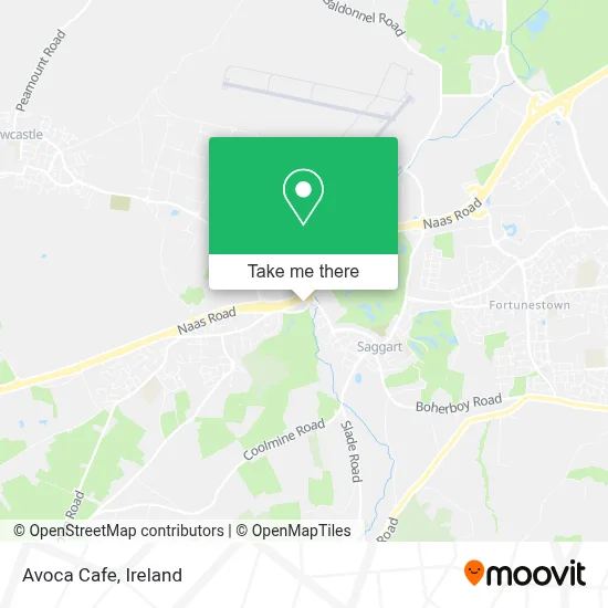 Avoca Cafe map