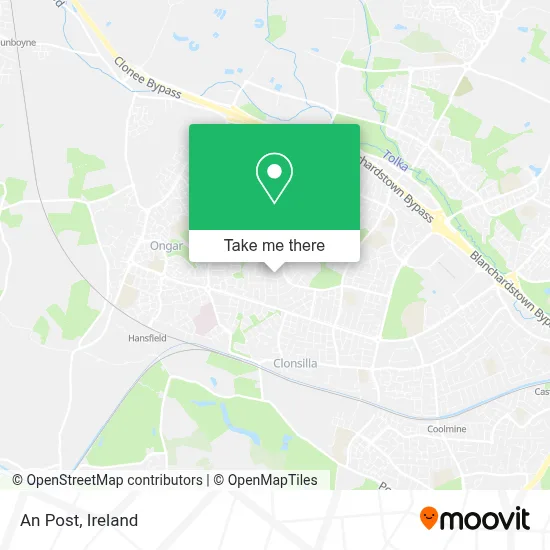An Post map