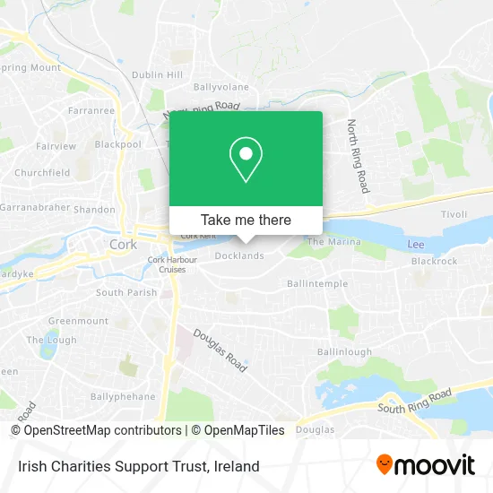 Irish Charities Support Trust map