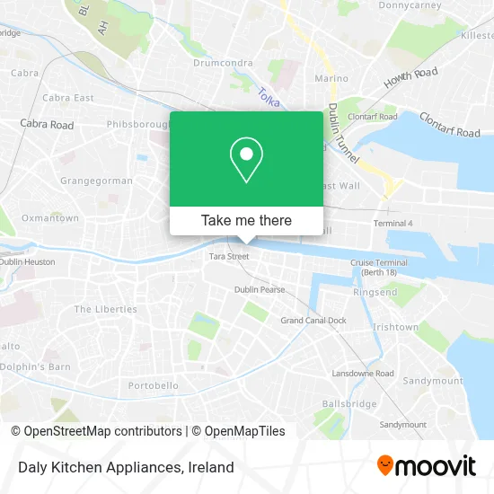 Daly Kitchen Appliances map